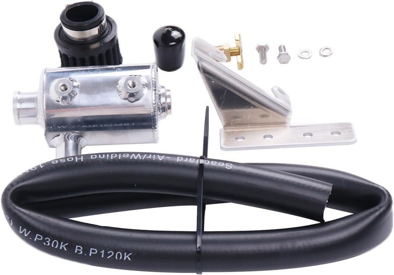 Lesurey Oil Breather Catch Can Compatible with SeaDoo PWC, Universal Fit, Plastic, RS19050-BCC - Image 3